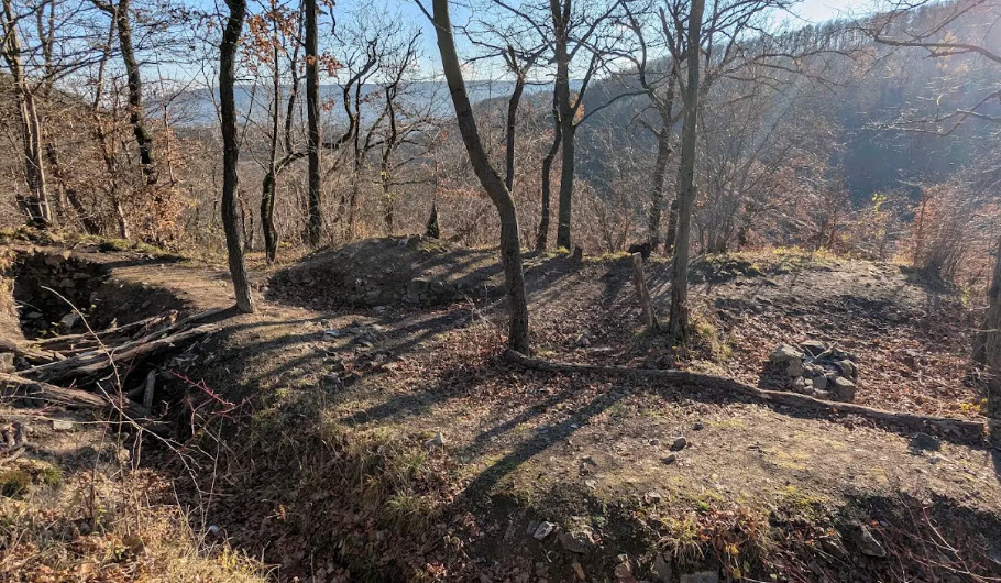 Remains of Karlík Castle, Czech Republic (Czechia)